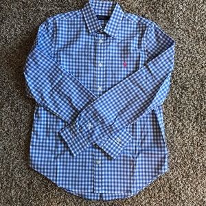 Ralph Lauren Polo Gingham Long Sleeve Button Up